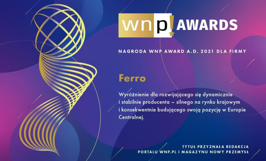 FERRO laureatem wyróżnienia WNP Award