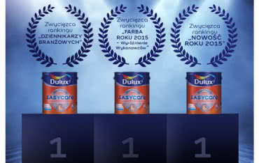 Ranking Farba Roku 2015 - deszcz nagród dla Dulux EasyCare!