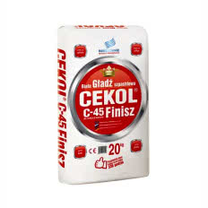 Biała gładź szpachlowa do cienkich warstw CEKOL® C-45 finisz
