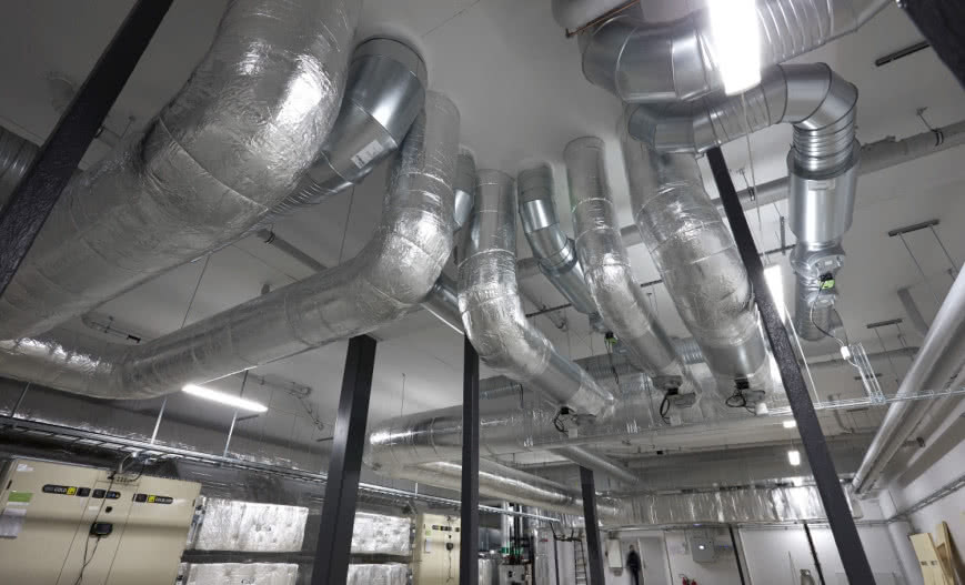 Izolacja okrągłych i prostokątnych przewodów HVAC