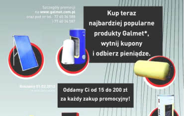 Promocja Galmet dla instalatorów