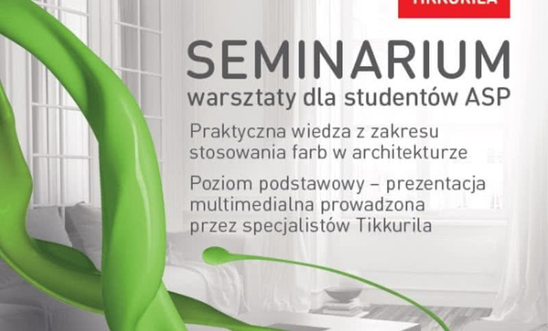 Tikkurila wykłada na warszawskiej ASP