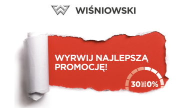 Niższe ceny i korzystne raty produktów firmy Wiśniowski