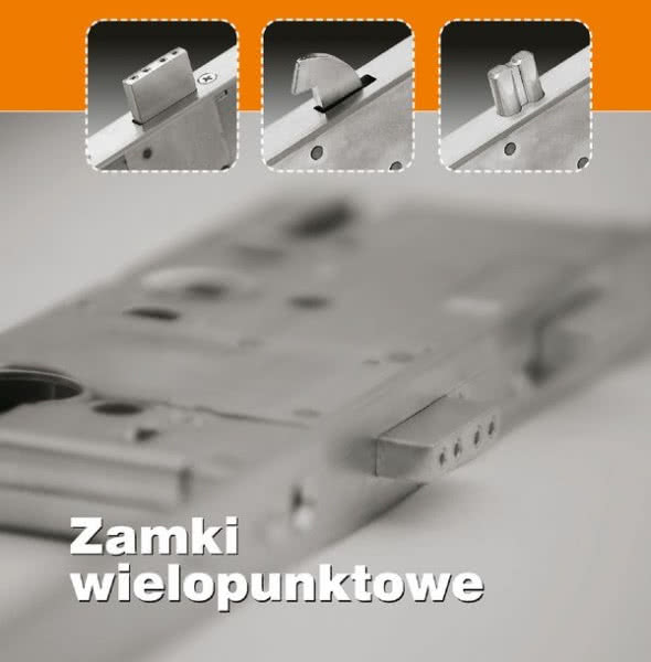 Zamki wpuszczane wielopunktowe
