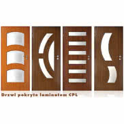 Drzwi pokryte laminatem CPL