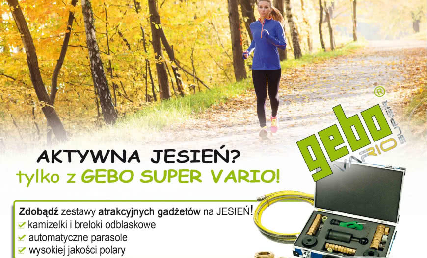 Aktywna Jesień z Gebo - Super promocja z nagrodami