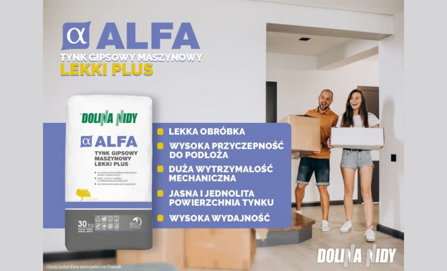 Tynk gipsowy Alfa Dolina Nidy – tynkowanie zimą i latem 