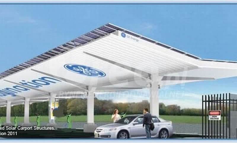 GE proponuje stację ładowania pojazdów energią ze słońca
