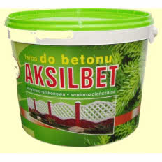 Aksilbet - wodorozcieńczalna, akrylowo-silikonowa farba do betonu